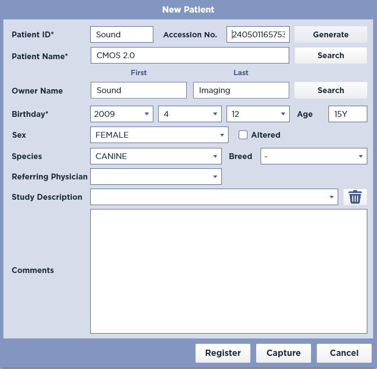 Display patients previous information